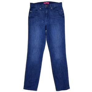 LILLY PULITZER South Ocean High Rise Skinny Blue Denim Jeans Size 6